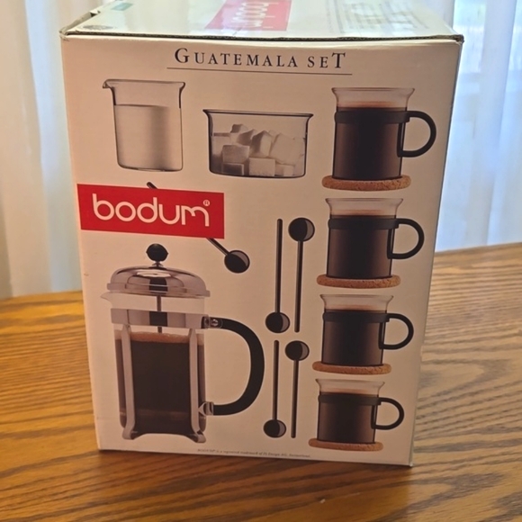 ☕️ Bodum Coffee maker French Press Guatemala Set New in Box - Picture 4 of 13